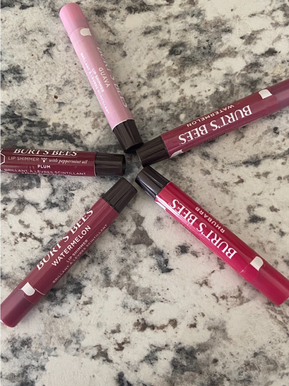 Burt's Bees Lip Shimmer Set of 5